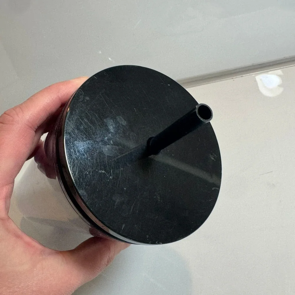 Starbucks Black Gradient Glitter Cold Cup Tumbler with Straw 24‎ oz 2019
